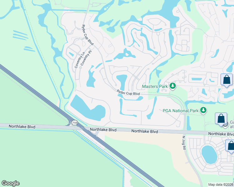map of restaurants, bars, coffee shops, grocery stores, and more near 181 Green Point Circle in Palm Beach Gardens