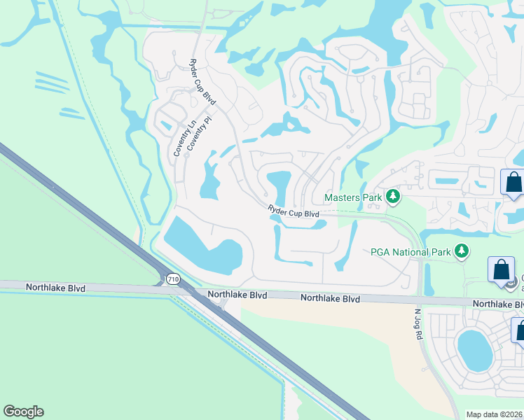 map of restaurants, bars, coffee shops, grocery stores, and more near 181 Green Point Circle in Palm Beach Gardens