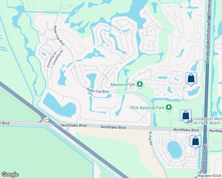 map of restaurants, bars, coffee shops, grocery stores, and more near 220 Eagleton Estates Boulevard in Palm Beach Gardens