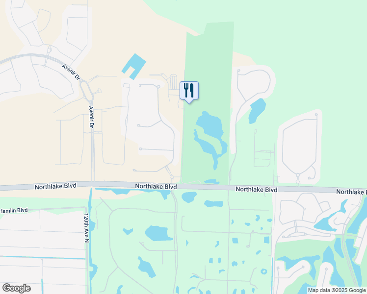 map of restaurants, bars, coffee shops, grocery stores, and more near Vaurus Ranch Road in Palm Beach Gardens