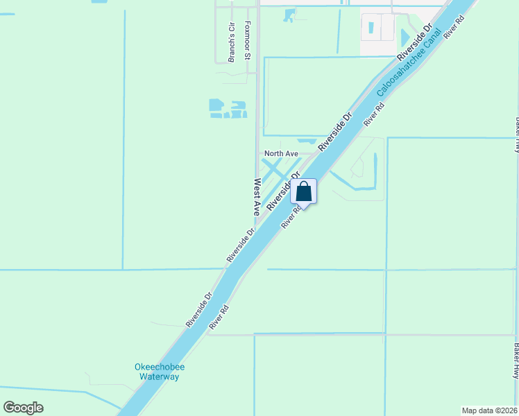 map of restaurants, bars, coffee shops, grocery stores, and more near 1014 Gulf Street Southwest in Moore Haven