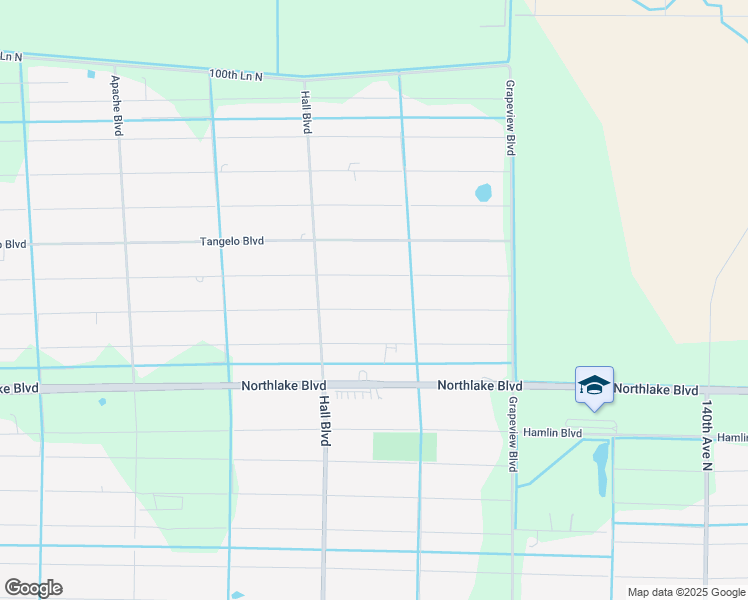 map of restaurants, bars, coffee shops, grocery stores, and more near 14843 93rd Street North in West Palm Beach