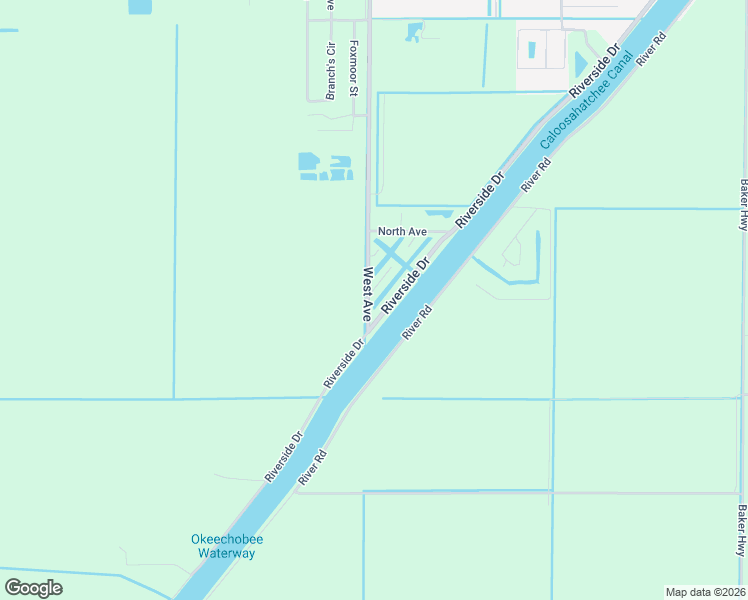 map of restaurants, bars, coffee shops, grocery stores, and more near 1014 Gulf Street Southwest in Moore Haven