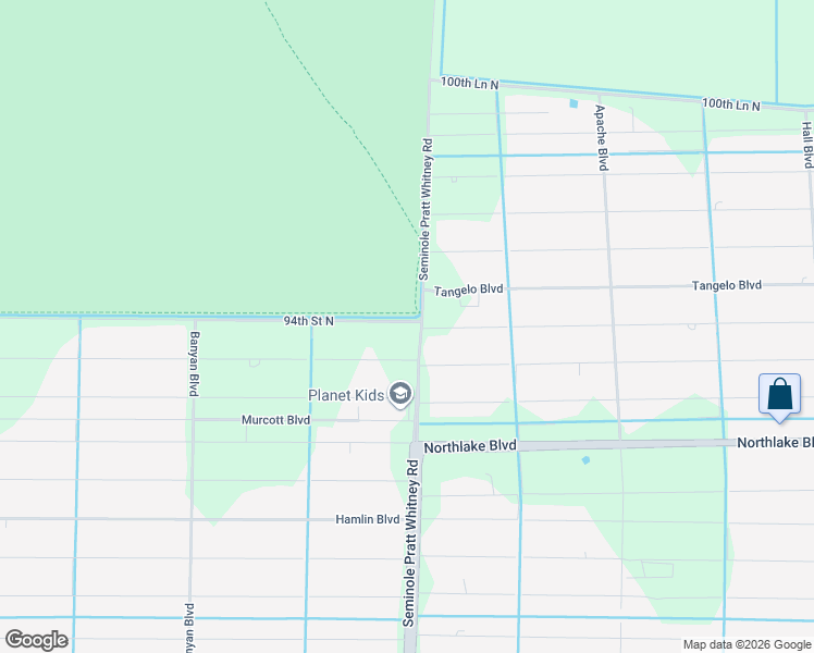 map of restaurants, bars, coffee shops, grocery stores, and more near 16031 93rd Road North in Loxahatchee