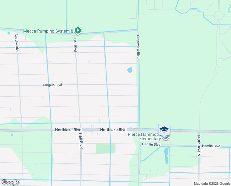 map of restaurants, bars, coffee shops, grocery stores, and more near 14687 94th Street North in West Palm Beach