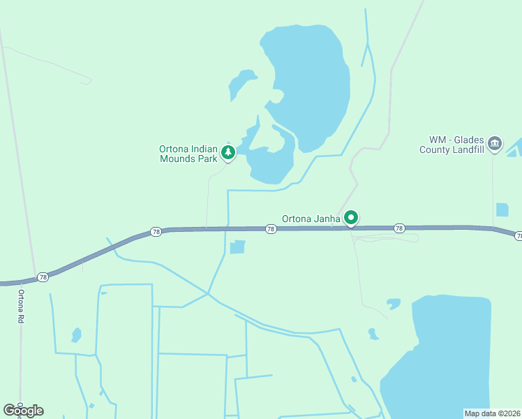 map of restaurants, bars, coffee shops, grocery stores, and more near 8898 Florida 78 in Moore Haven