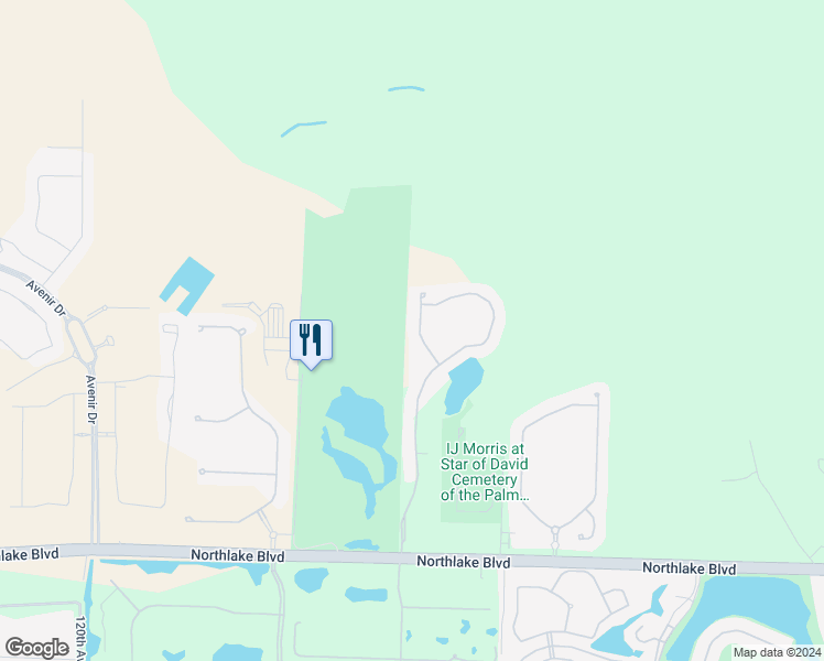 map of restaurants, bars, coffee shops, grocery stores, and more near 11178 Osprey Lake Lane in West Palm Beach
