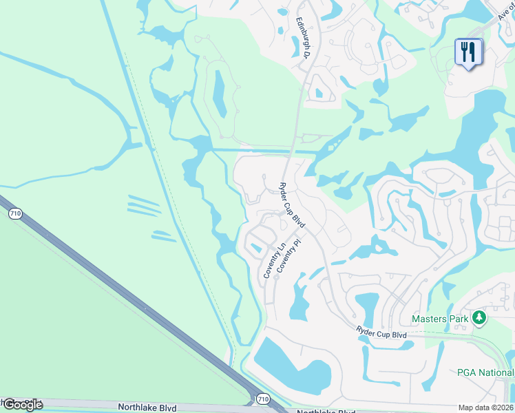 map of restaurants, bars, coffee shops, grocery stores, and more near 1100 Duncan Circle in Palm Beach Gardens
