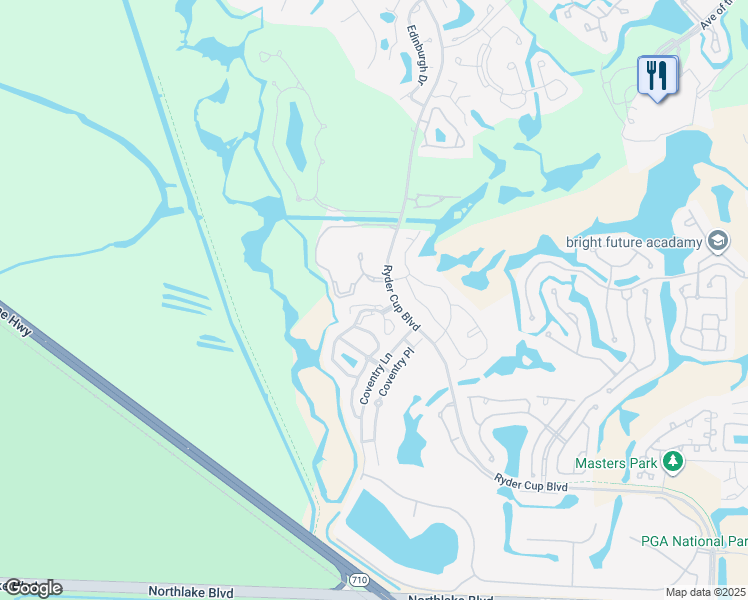 map of restaurants, bars, coffee shops, grocery stores, and more near 1100 Duncan Circle in Palm Beach Gardens