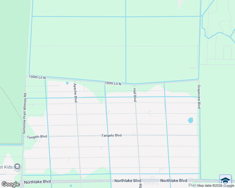 map of restaurants, bars, coffee shops, grocery stores, and more near 15108 99th Street North in West Palm Beach