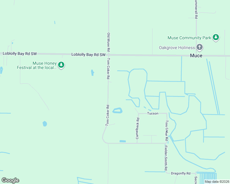 map of restaurants, bars, coffee shops, grocery stores, and more near 1341 Tom Coker Road in LaBelle