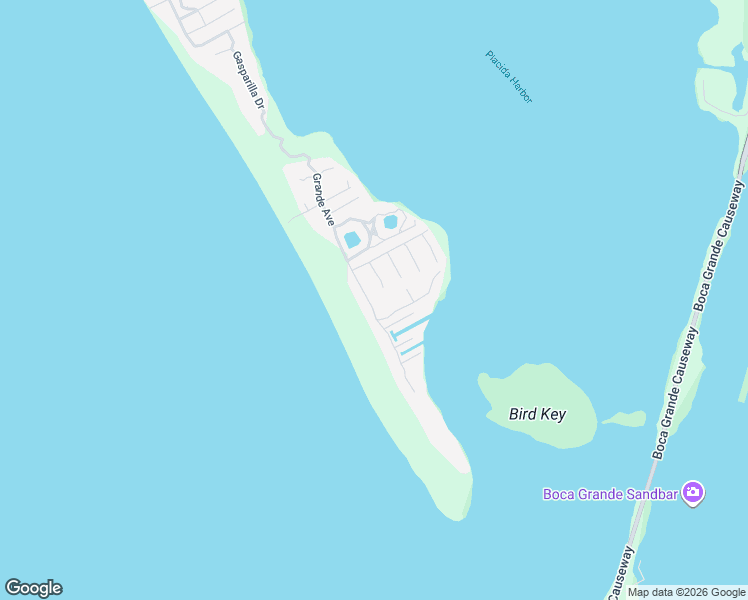 map of restaurants, bars, coffee shops, grocery stores, and more near 9484 Alborado Road in Placida