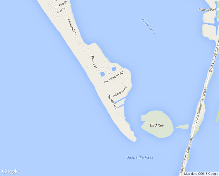 map of restaurants, bars, coffee shops, grocery stores, and more near 9484 Alborado Road in Placida