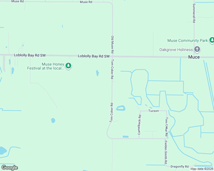 map of restaurants, bars, coffee shops, grocery stores, and more near 1341 Tom Coker Road in LaBelle