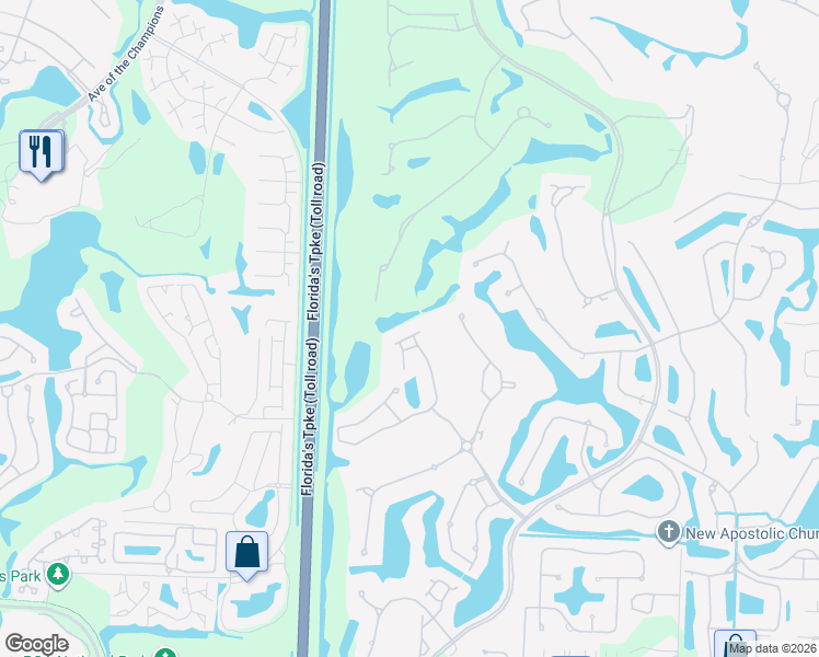 map of restaurants, bars, coffee shops, grocery stores, and more near 40 Somerset Terrace in Palm Beach Gardens
