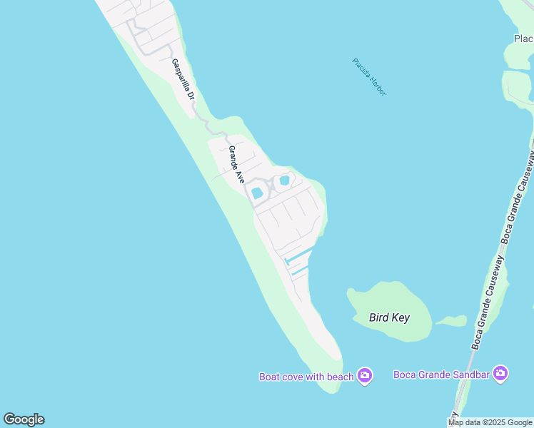 map of restaurants, bars, coffee shops, grocery stores, and more near 9544 Jolly Roger Trail in Placida
