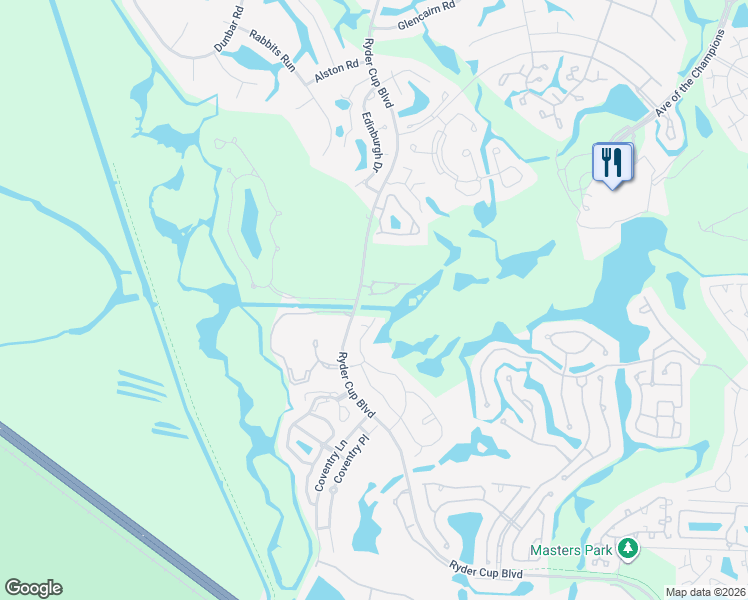 map of restaurants, bars, coffee shops, grocery stores, and more near 305 Ryder Cup Circle in Palm Beach Gardens