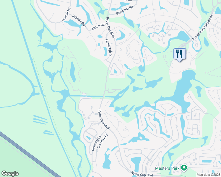 map of restaurants, bars, coffee shops, grocery stores, and more near 104 Ryder Cup Circle in Palm Beach Gardens