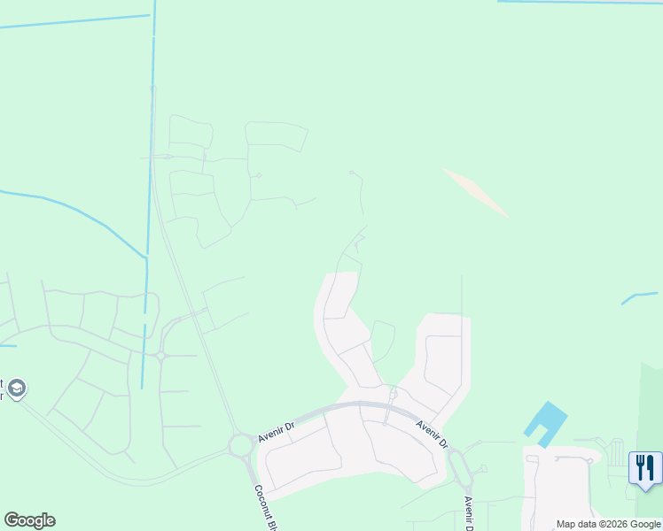 map of restaurants, bars, coffee shops, grocery stores, and more near 10099 Regency Way in Palm Beach Gardens