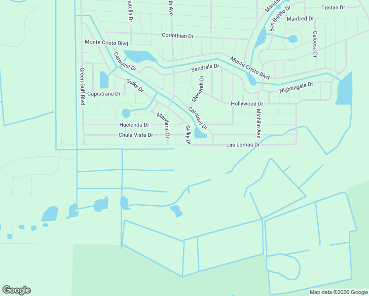map of restaurants, bars, coffee shops, grocery stores, and more near 27295 Las Lomas Drive in Punta Gorda