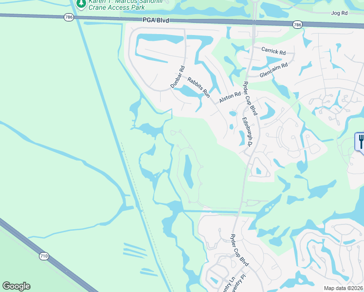 map of restaurants, bars, coffee shops, grocery stores, and more near 10 Martinique Cove in Palm Beach Gardens