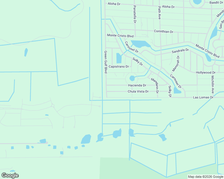 map of restaurants, bars, coffee shops, grocery stores, and more near 27046 Chula Vista Drive in Punta Gorda