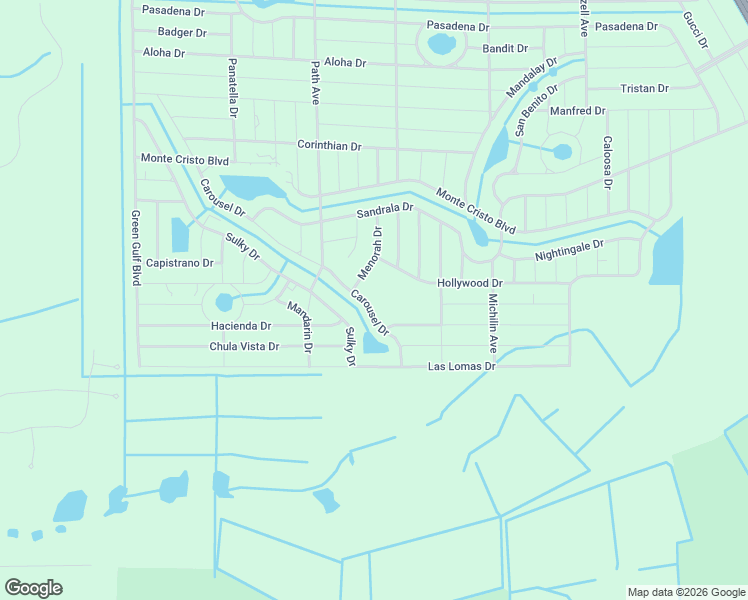 map of restaurants, bars, coffee shops, grocery stores, and more near 13582 Carousel Drive in Punta Gorda
