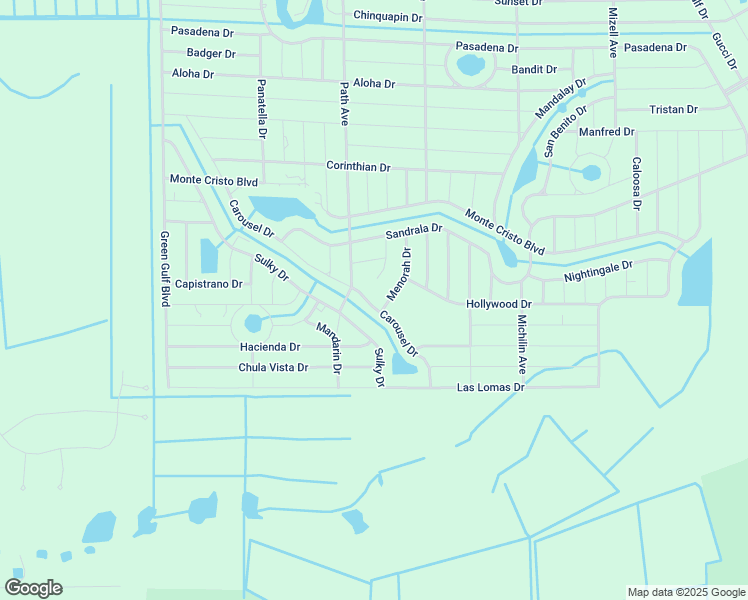 map of restaurants, bars, coffee shops, grocery stores, and more near 13516 Carousel Drive in Punta Gorda