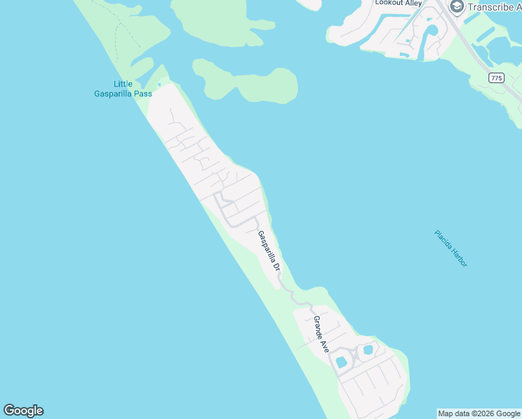 map of restaurants, bars, coffee shops, grocery stores, and more near 8998 Seagrape Lane in Placida