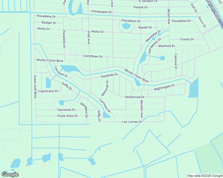 map of restaurants, bars, coffee shops, grocery stores, and more near 13352 Menderes Drive in Punta Gorda