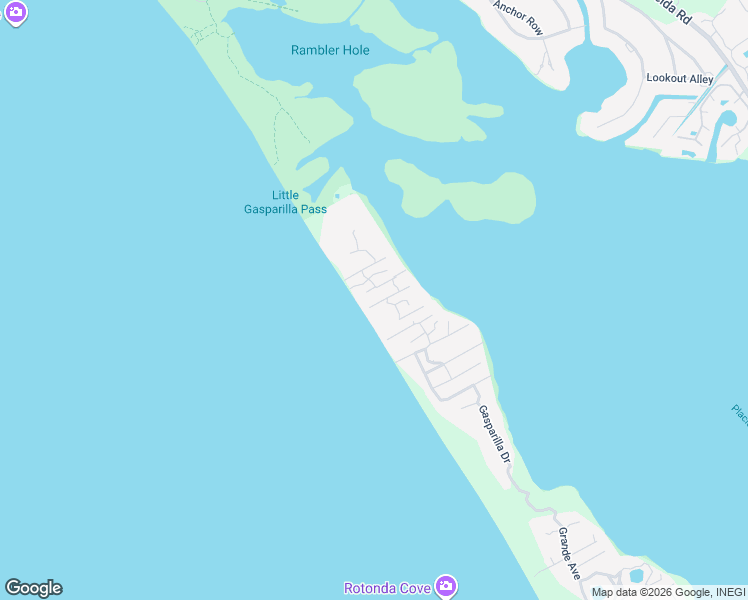 map of restaurants, bars, coffee shops, grocery stores, and more near 8384 Little Gasparilla in Placida