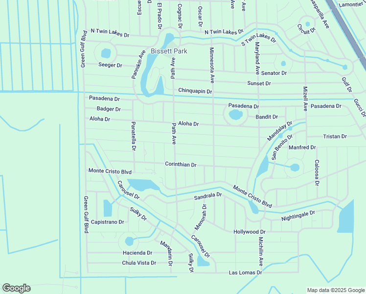 map of restaurants, bars, coffee shops, grocery stores, and more near 27301 Mandalay Drive in Punta Gorda