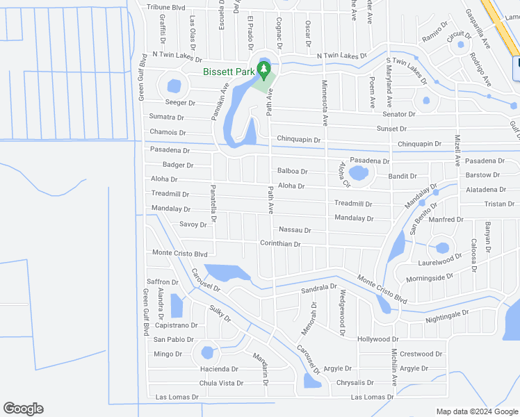 map of restaurants, bars, coffee shops, grocery stores, and more near 27250 Mandalay Drive in Punta Gorda