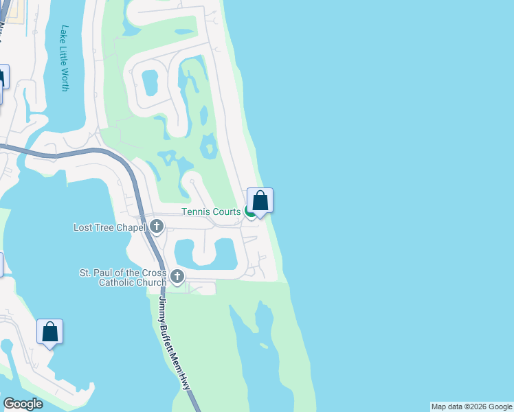 map of restaurants, bars, coffee shops, grocery stores, and more near 11344 Turtle Beach Road in North Palm Beach