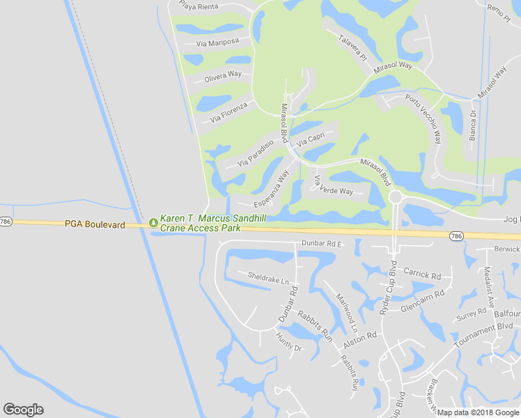 map of restaurants, bars, coffee shops, grocery stores, and more near 152 Esperanza Way in Palm Beach Gardens