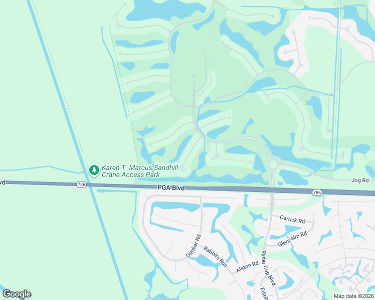 map of restaurants, bars, coffee shops, grocery stores, and more near 119 Esperanza Way in Palm Beach Gardens