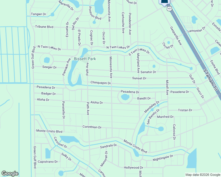 map of restaurants, bars, coffee shops, grocery stores, and more near 27401 Pasadena Drive in Punta Gorda