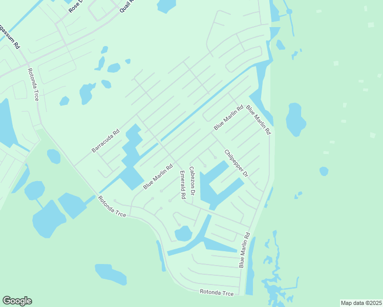 map of restaurants, bars, coffee shops, grocery stores, and more near 14365 Blue Marlin Road in Port Charlotte