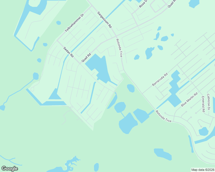 map of restaurants, bars, coffee shops, grocery stores, and more near 13349 Alewife Lane in Placida