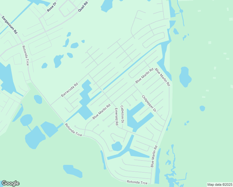 map of restaurants, bars, coffee shops, grocery stores, and more near 14365 Blue Marlin Road in Port Charlotte