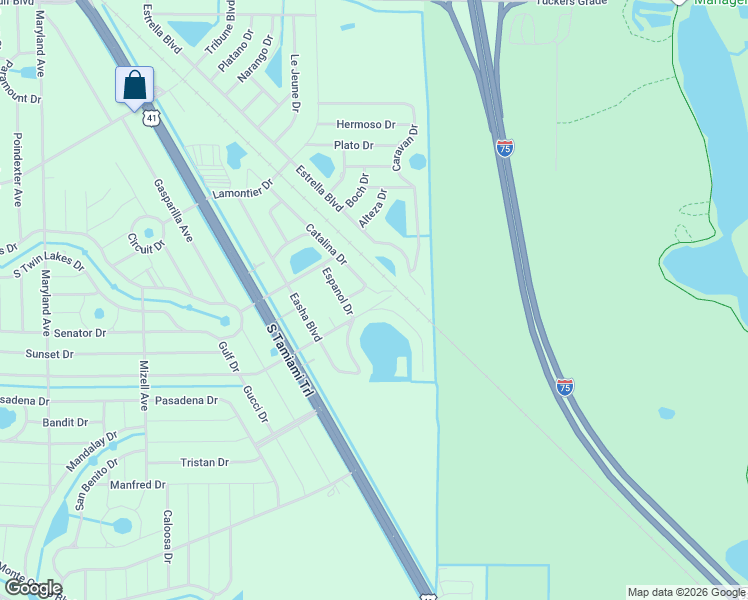 map of restaurants, bars, coffee shops, grocery stores, and more near 28514 Chinquapin Drive in Punta Gorda