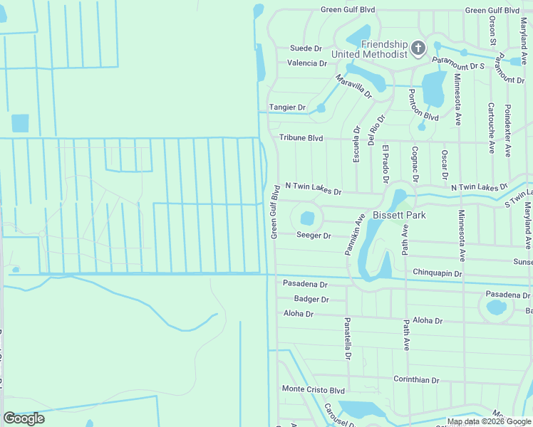map of restaurants, bars, coffee shops, grocery stores, and more near 12427 Green Gulf Boulevard in Punta Gorda