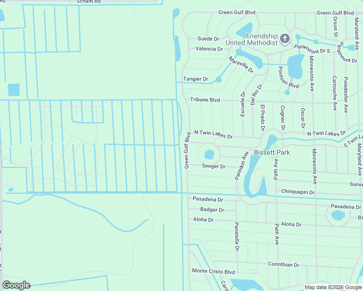 map of restaurants, bars, coffee shops, grocery stores, and more near 12427 Green Gulf Boulevard in Punta Gorda