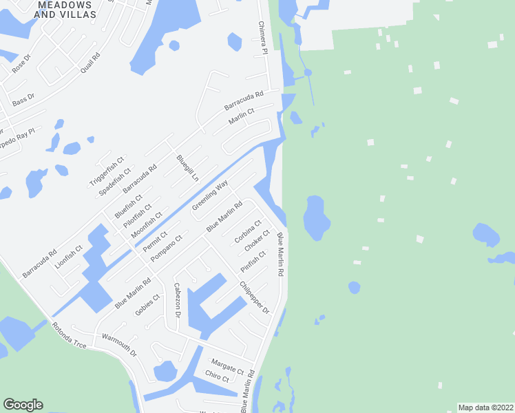 map of restaurants, bars, coffee shops, grocery stores, and more near Sea Robin Court in Placida