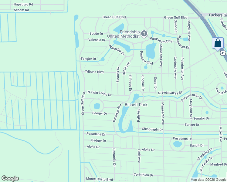 map of restaurants, bars, coffee shops, grocery stores, and more near 12354 Ripple Drive in Punta Gorda