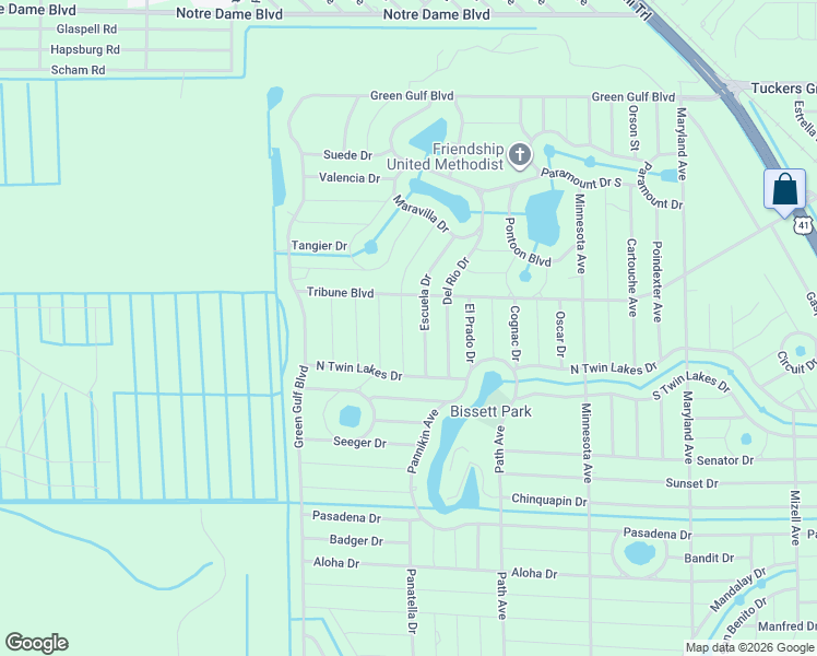 map of restaurants, bars, coffee shops, grocery stores, and more near 12310 Ripple Drive in Punta Gorda