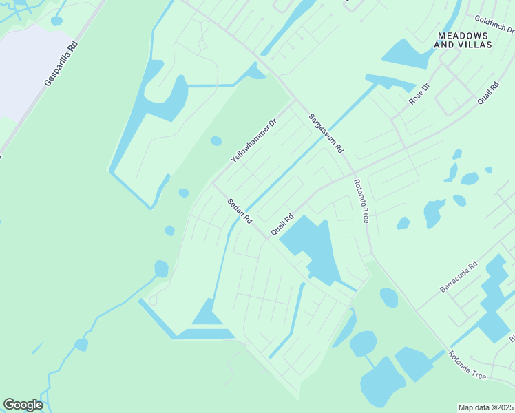 map of restaurants, bars, coffee shops, grocery stores, and more near 13460 Walleye Way in Placida