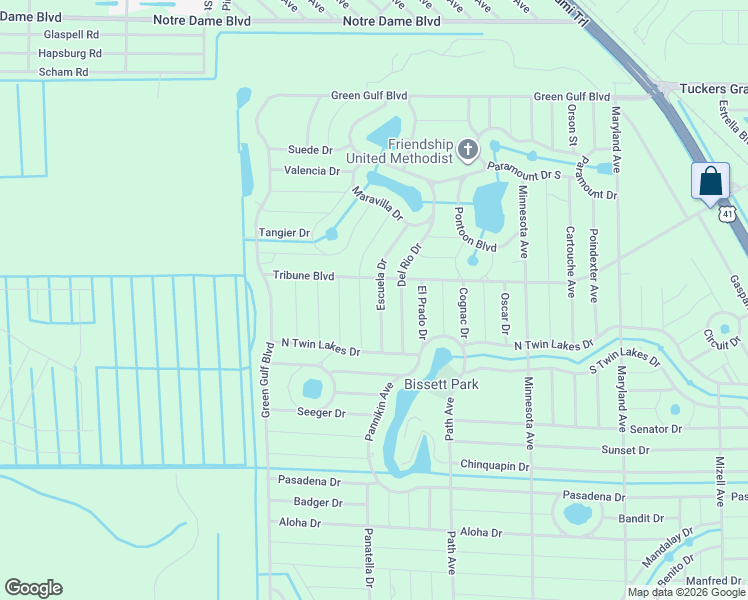 map of restaurants, bars, coffee shops, grocery stores, and more near 12310 Ripple Drive in Punta Gorda