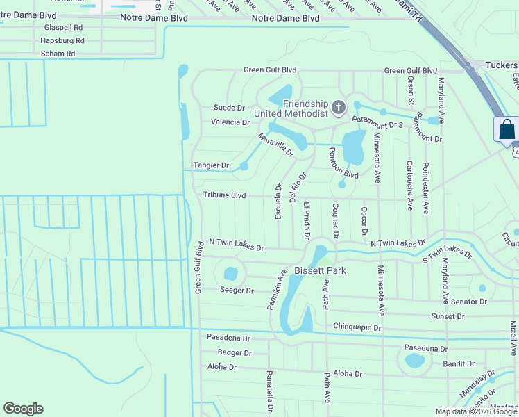map of restaurants, bars, coffee shops, grocery stores, and more near 12310 Ripple Drive in Punta Gorda