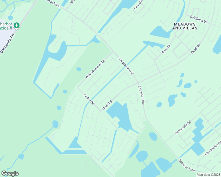 map of restaurants, bars, coffee shops, grocery stores, and more near 13540 Walleye Way in Placida